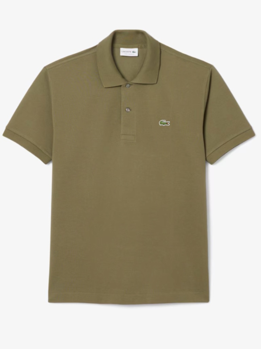 Lacoste Men's Classic Fit Original L.12.12 Polo - Khaki Green - Size 7 | XXL